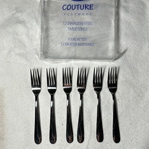 Stainless steel table forks